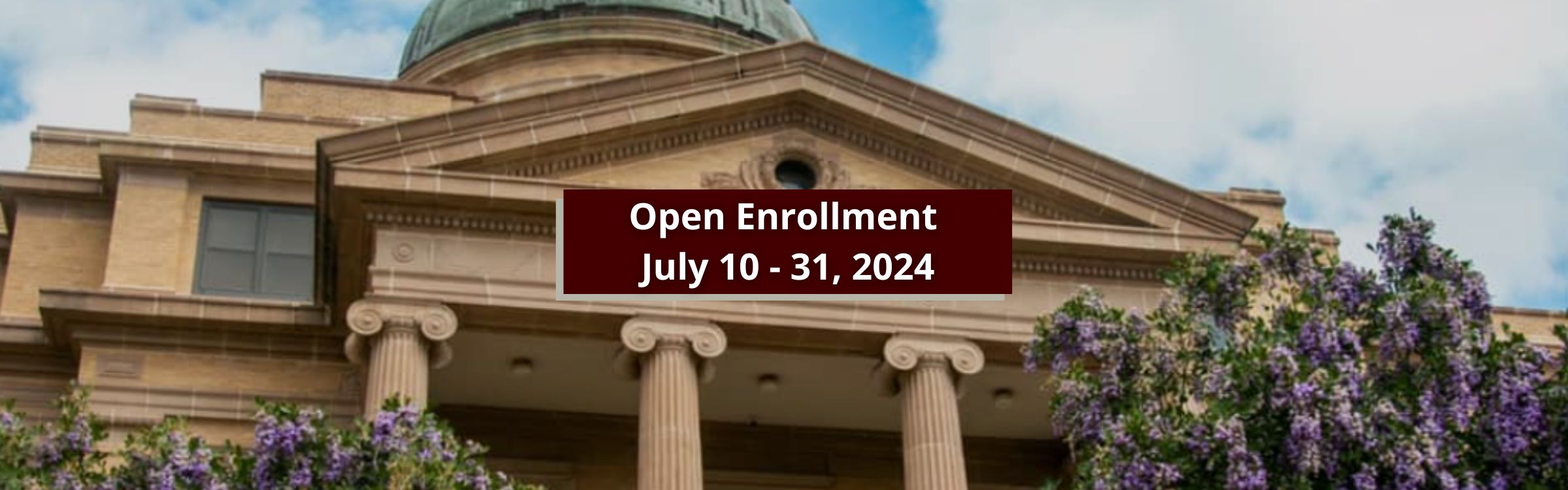 Open Enrollment July 10 - 31, 2024